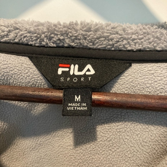 Fila sport fleece sweater Womens size medium - Picture 3 of 6